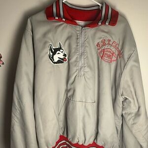 Gray and Red GBL Champs Jacket